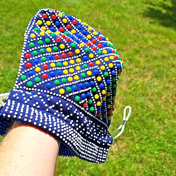 VINTAGE Emson Beaded REVERSIBLE purse - Picture 5 of 15